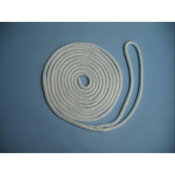 FreeTec Lot De 2 Cordes D'amarrage En Nylon Tressé Pour Bateau – Diamètre 12mm, Longueur 4,5m, Avec œillet, Résistantes UV Et Eau Salée