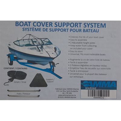 Support Canne à Pêche Amovible Marine City 8-1/2 SS – Inox, Pour Bateau/yacht, Neuf