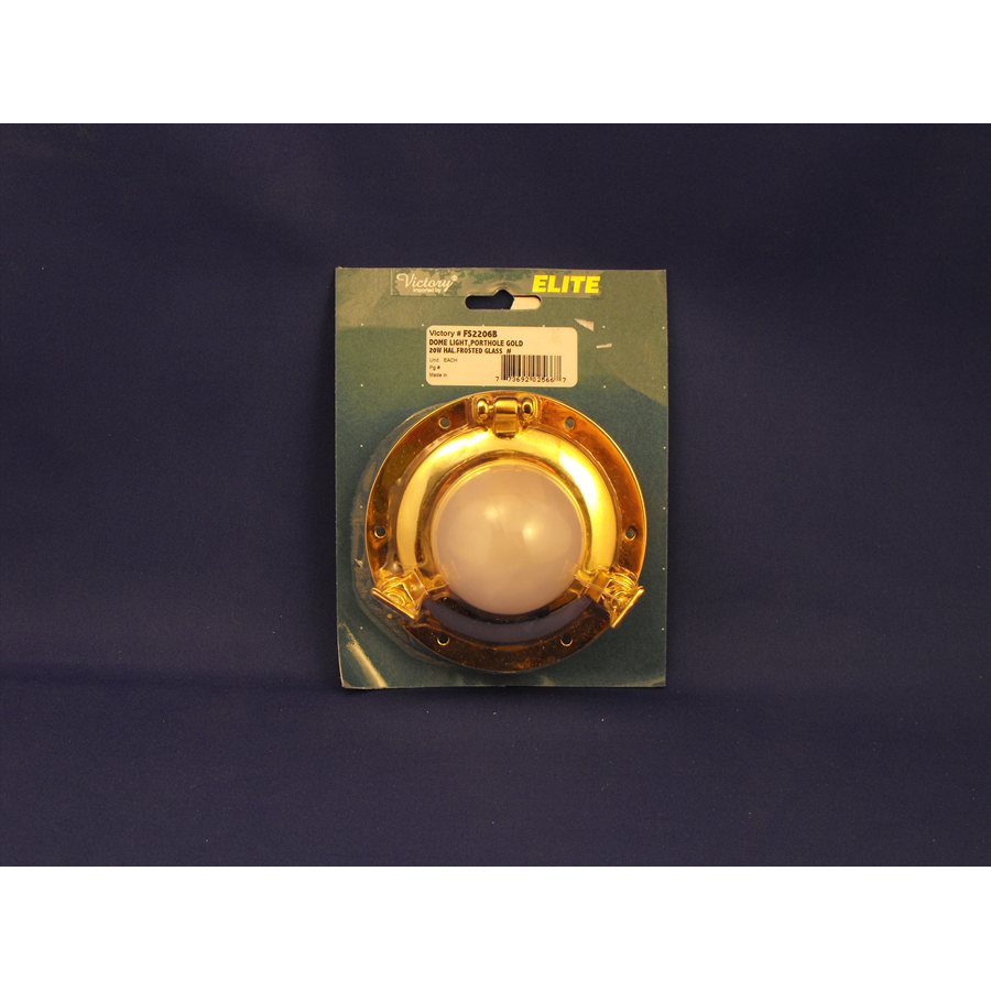 Plafonnier hublot chromé halogène 20W Foresti & Suardi pour bateau