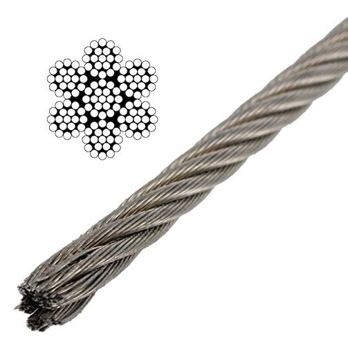Câble Goujon 1/8" Et Goujon De Tuyau 1/4" Fileté En Acier Inoxydable Marine – Neuf
