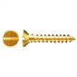 BRASS FLAT HD SCREW #7-1"