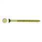 BRASS FLAT HD SCREW #8 x 1" ROBERTSON