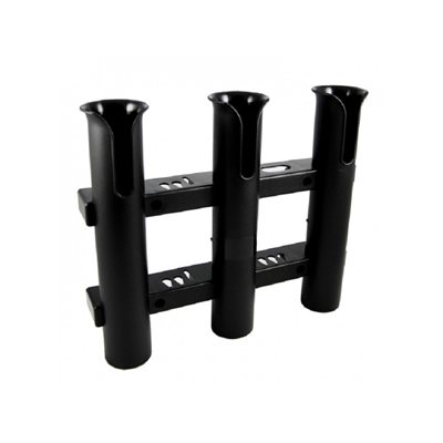 TRIPLE ROD HOLDER, BLACK