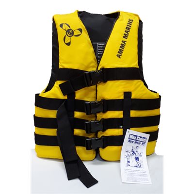 HIGH QUALITY ADULT PFD YELLOW - 2XL / 3XL