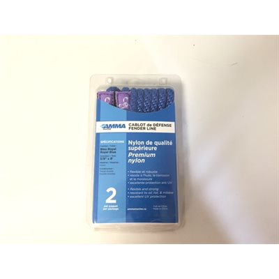 FENDER LINE 3 / 8" x 8' - ROYAL BLUE