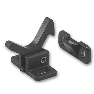 ELBOW DOOR LATCH / BLACK - 3 / 4''