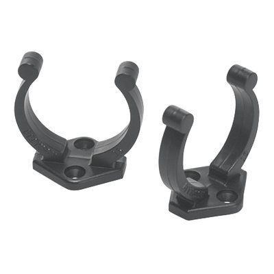 UTILITY CLIPS PAIR / BLACK - 1½''