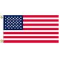 DRAPEAU USA 12"X24"