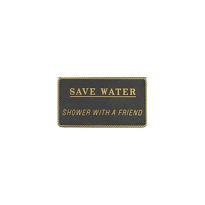 FUN PLATE "SAVE WATER"
