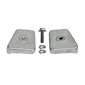 GLM Double Plate Aluminum Anode Kit for Johnson / Evinrude 20-25 HP