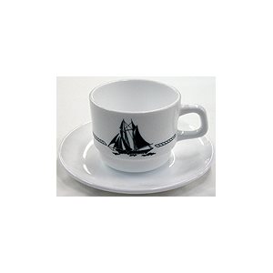 TASSE et SOUCOUPE en MÉLAMINE