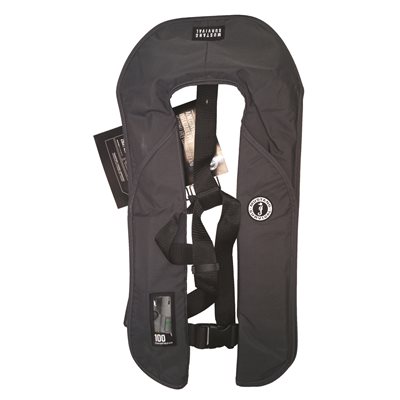 VESTE DE SAUVETAGE GONFLABLE GRISE MANUELLE