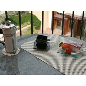 JEU DE NAPPERONS & SOUS-VERRES AMANDE - PQT 6