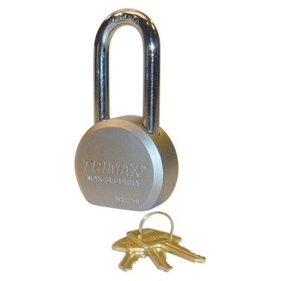 Cadenas Rolson à Clé – Corps En Acier Résistant, Jaune, Tailles 30/40/50/60 Mm Avec 3 Clés