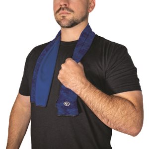 SERVIETTE REFROIDISSANTE BLEU